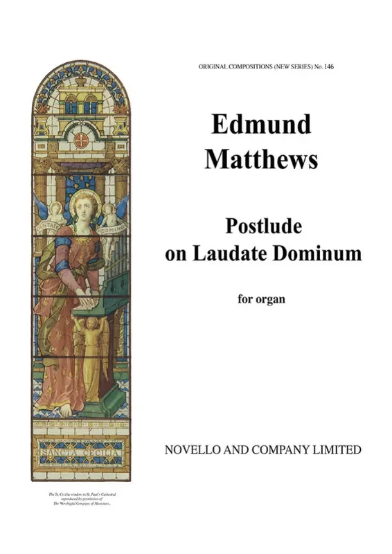 Edmund Matthews Postlude On ‘Laudate Dominum‘ Orgel