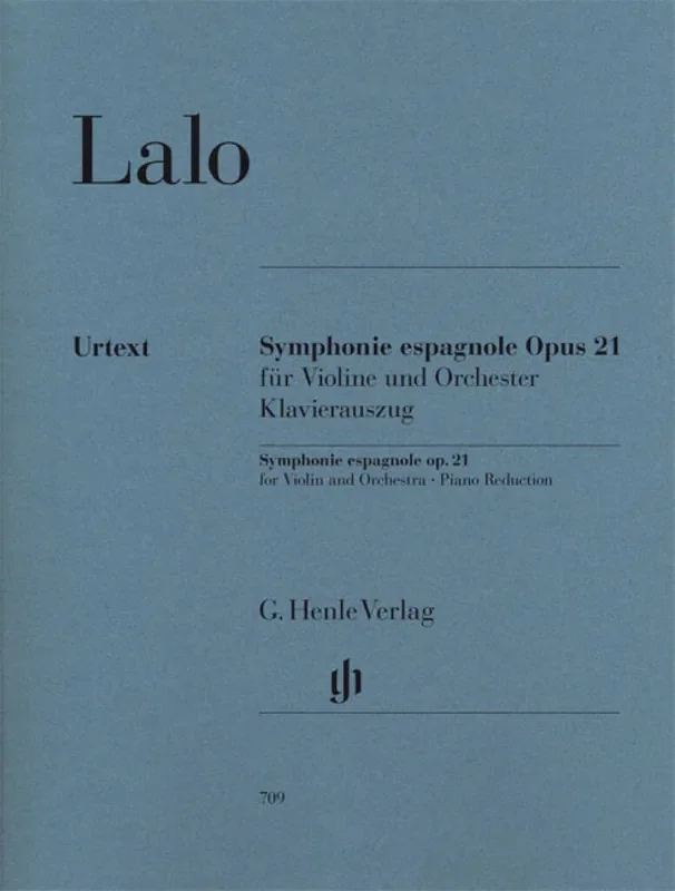 Edouard Lalo Symphonie Espagnol d-moll Opus 21 Violine mit Begleitung