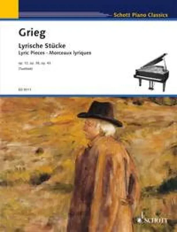 Edvard Grieg Lyrische Stucke Opus 12 38 43 Klavier Solo