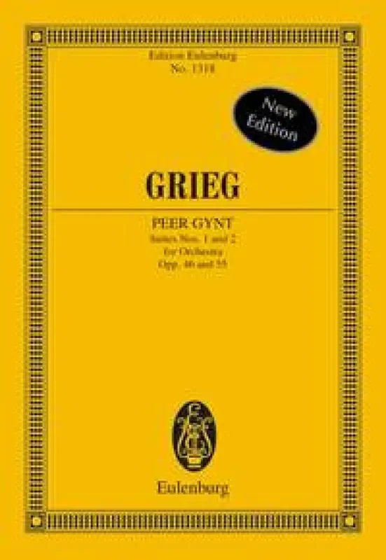 Edvard Grieg Peer Gynt Suites Nos. 1 And 2 Op.46 And Op.55 Orchester