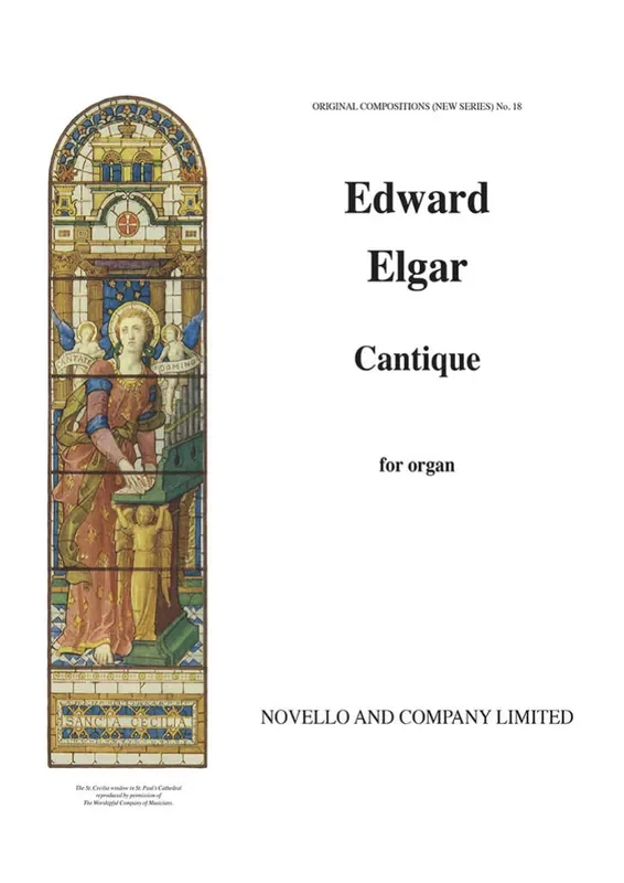Edward Elgar Cantique for Organ Orgel