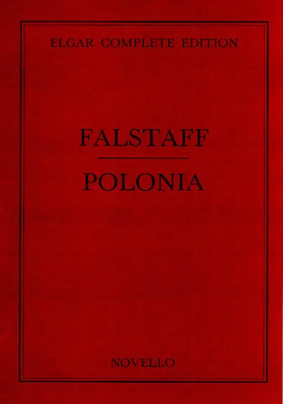 Edward Elgar Falstaff/Polonia Vol 33 Complete Edition (Paper) Orchester