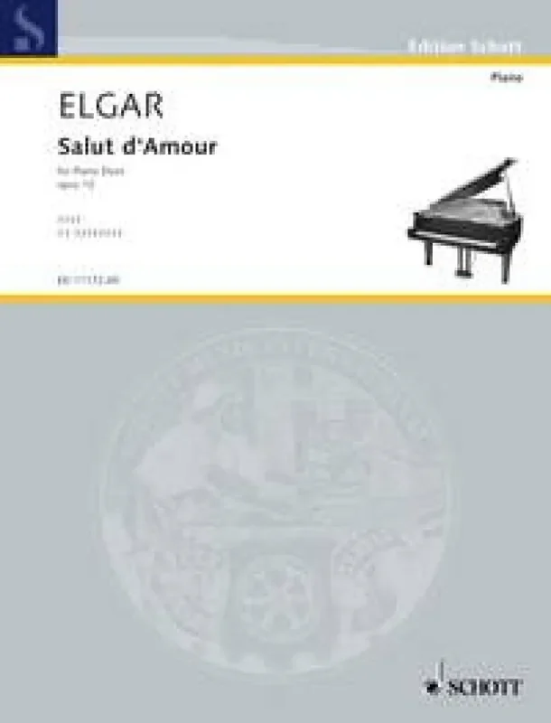 Edward Elgar Salut D‘Amour For Piano Duet Klavier vierhändig