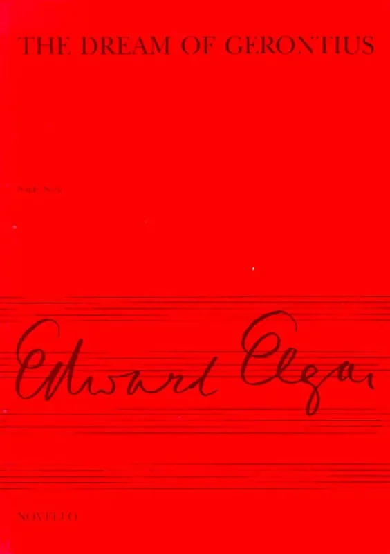 Edward Elgar The Dream Of Gerontius Op.38 Gemischter Chor mit Ensemble