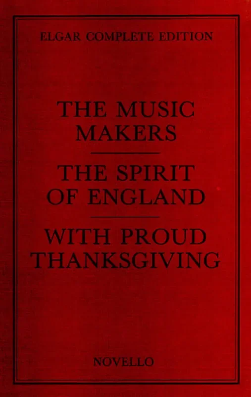 Edward Elgar The Music Makers Complete Edition (Paper) Gemischter Chor mit Ensemble