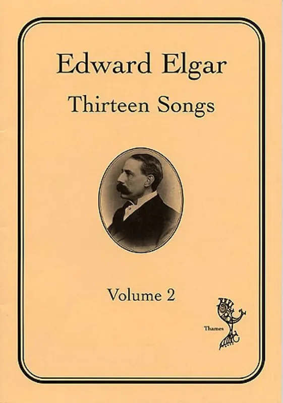 Edward Elgar Thirteen Songs Volume 2 Gesang mit Klavier