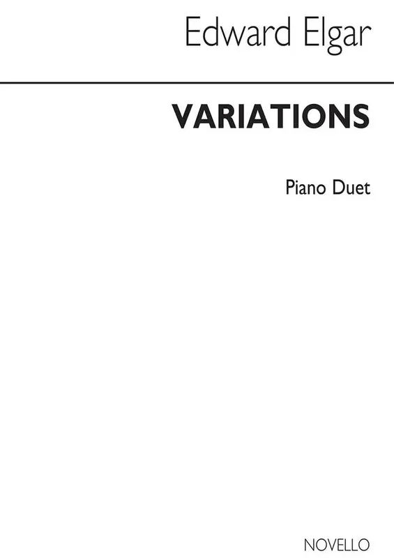 Edward Elgar Variations Op.36 (Piano Duet) (Arr. John E. West) Klavier Duett