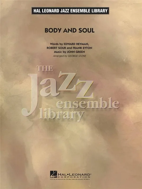 Edward Heyman Body and Soul (Arr. George Stone) Jazz Ensemble