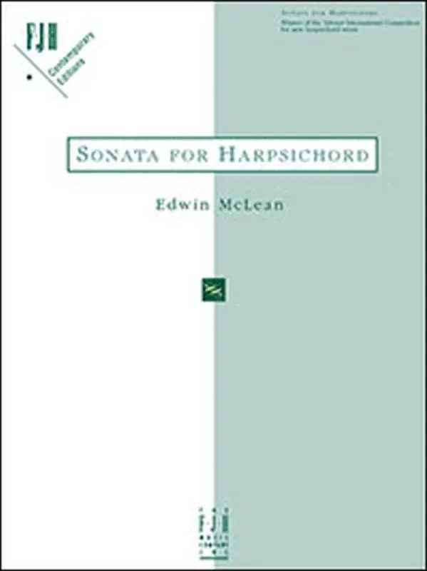 Edwin McLean Sonata for Harpsichord Klavier Solo
