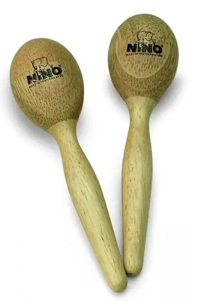 Egg-Maracas Holz Klein NINO565