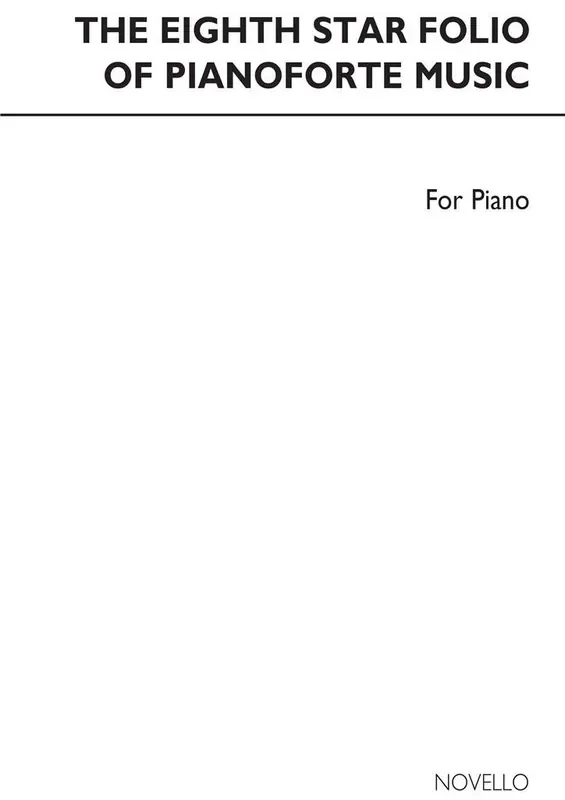 Eighth Star Folio Of Piano Music Klavier Solo