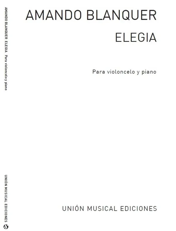 Elegia Cello mit Begleitung