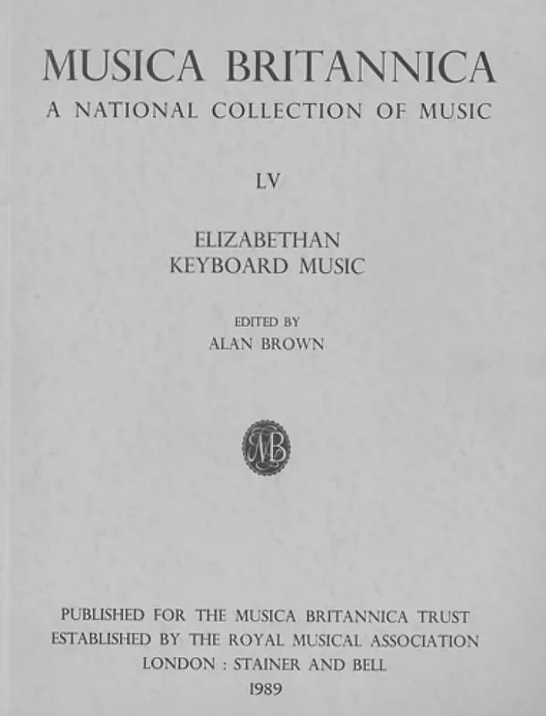 Elizabethan Keyboard Music Keyboard