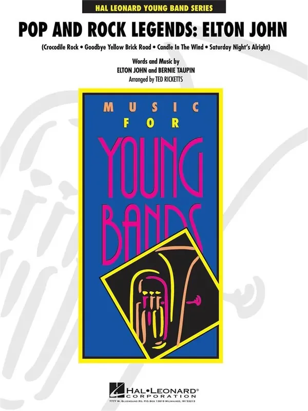 Elton John Pop and Rock Legends Elton John (Arr. Ted Ricketts) Blasorchester