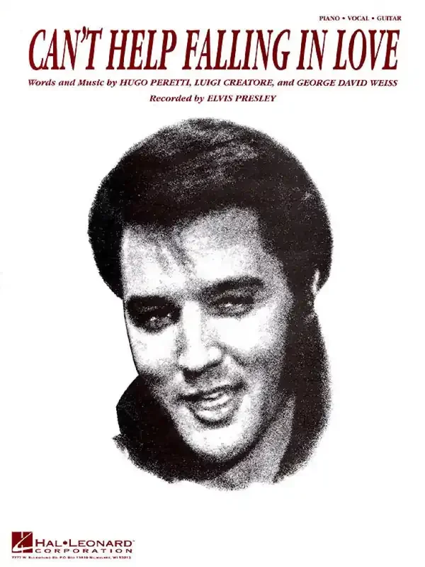 Elvis Presley Can‘t Help Falling in Love Klavier, Gesang, Gitarre (Songbooks)
