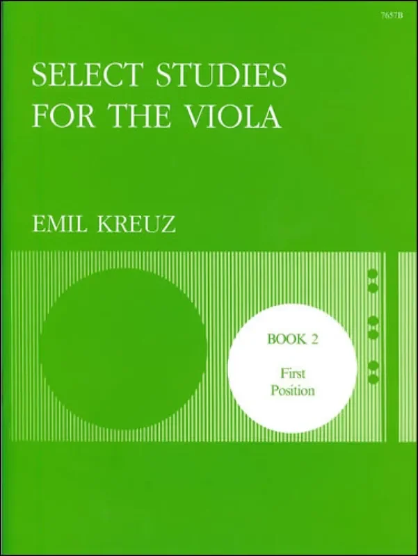 Emil Kreuz Select Studies 2 Viola Solo