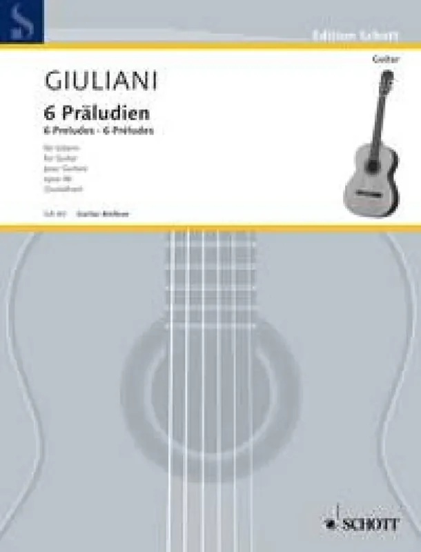 Emilia Giuliani Preludien(6) Opus 46 (E.) Gitarre Solo