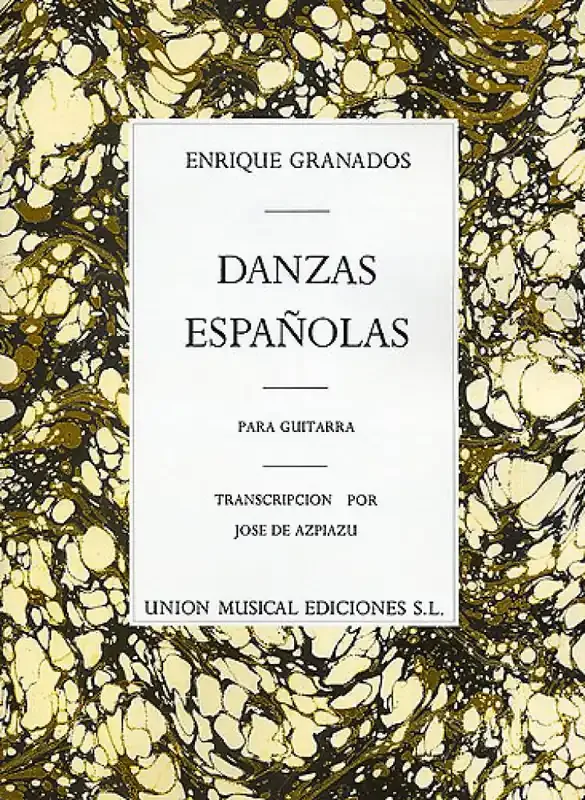 Enrique Granados Danzas Espanolas Complete For Guitar Gitarre Solo
