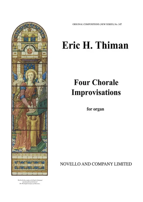 Eric Thiman Four Chorale Improvisations for Organ Orgel