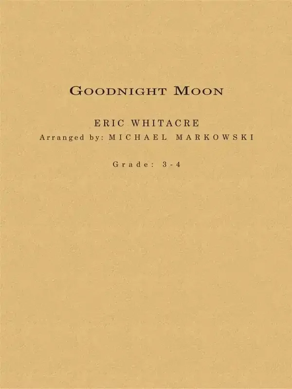 Eric Whitacre Goodnight Moon Blasorchester