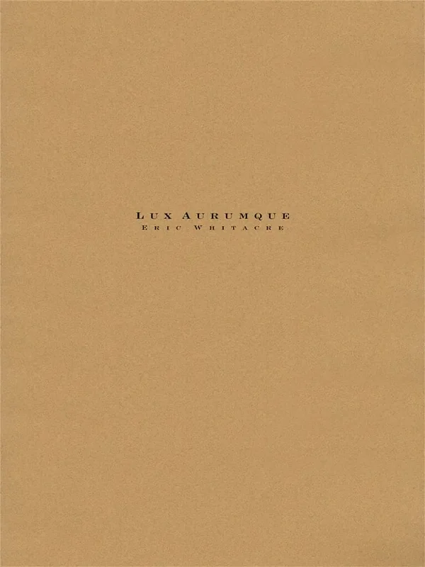 Eric Whitacre Lux Aurumque – Full Orchestra Orchester