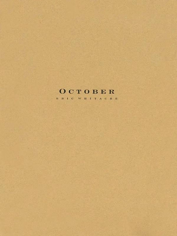 Eric Whitacre October Blasorchester