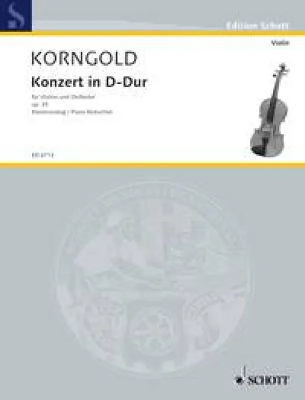 Erich Wolfgang Korngold Concert D Opus 35 Violine mit Begleitung