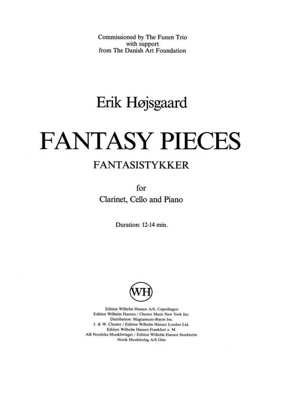 Erik Hojsgaard Fantasy Pieces Kammerensemble