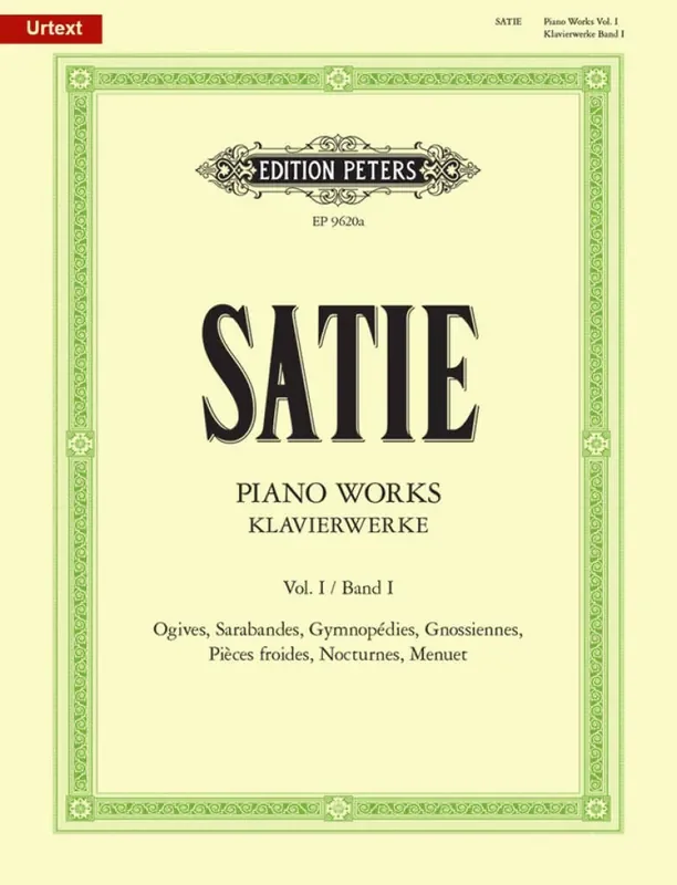 Erik Satie Piano Works – Volume 1 Klavier Solo