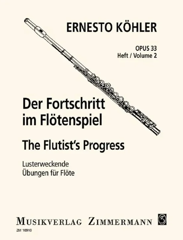 Ernesto Köhler Der Fortschritt im Flötenspiel Op. 33 Heft 2 Flöte Solo