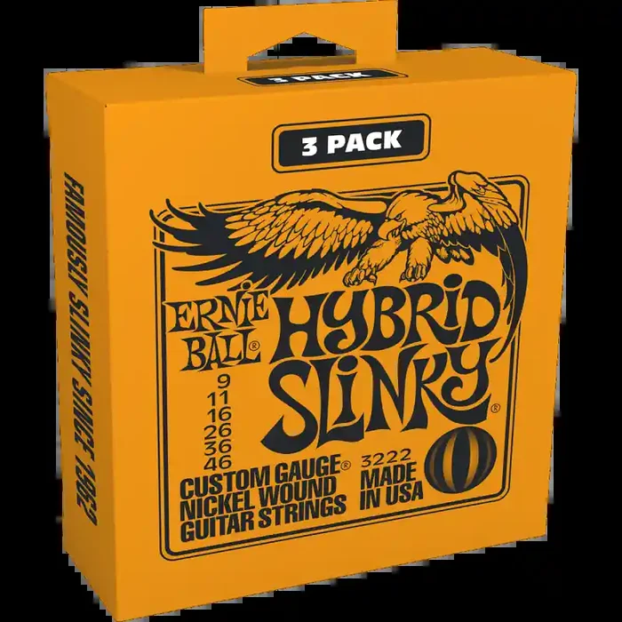 Ernie Ball Hybrid Slinky, 009-046 2222 3-Pack