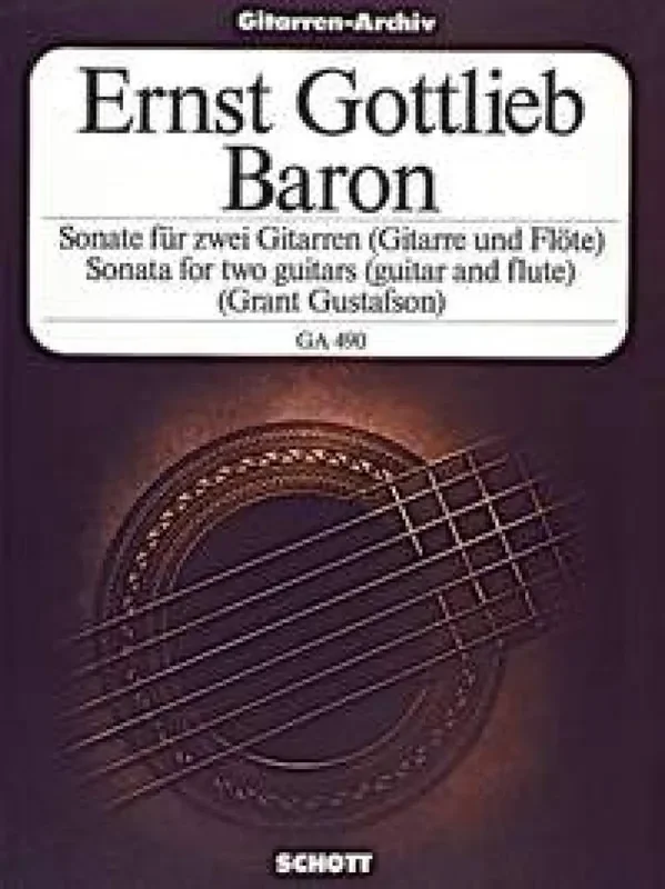 Ernst Gottlieb Baron Sonate Gitarre Duett