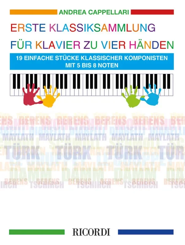 Erste Klassiksammlung für Klavier zu vier Händen Klavier vierhändig