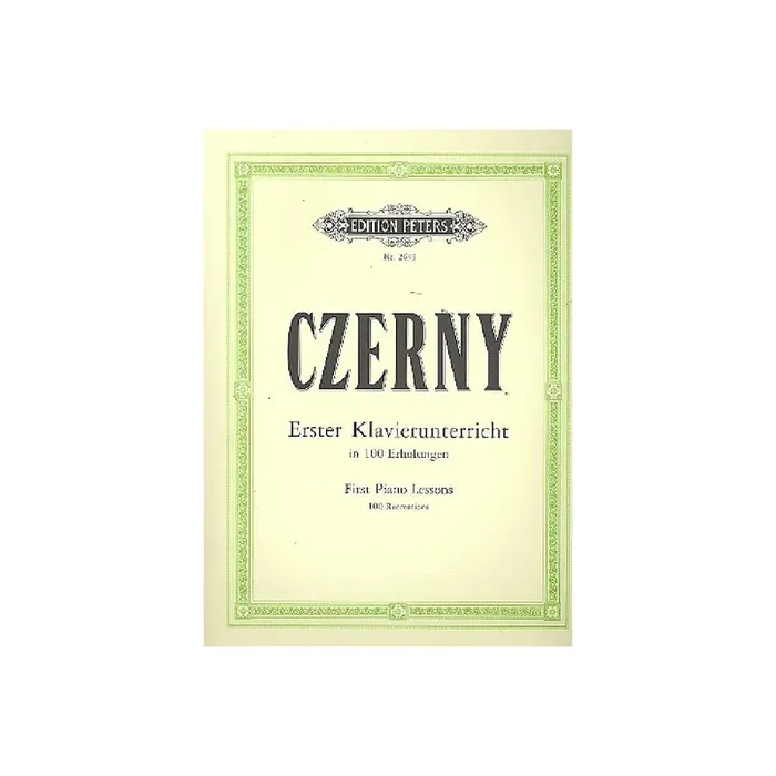 Erster Klavierunterricht in 100 Erholungen