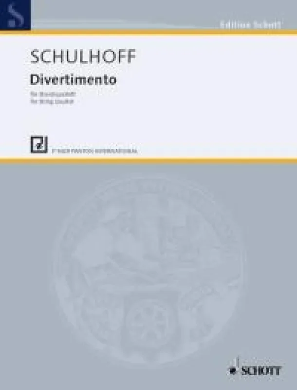 Erwin Schulhoff Divertimento op. 14 WV 32 Streichquartett