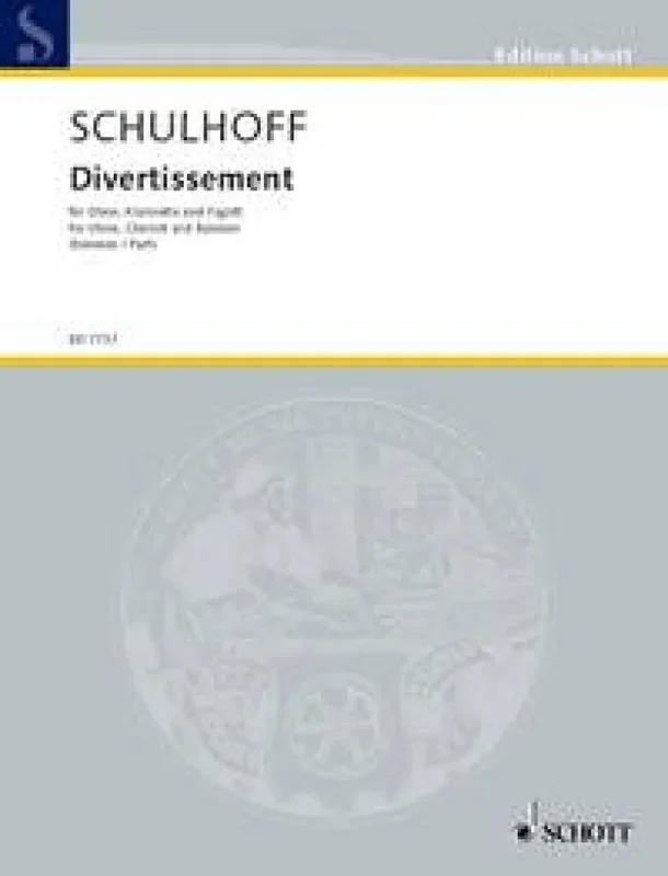 Erwin Schulhoff Divertissement Bläserensemble
