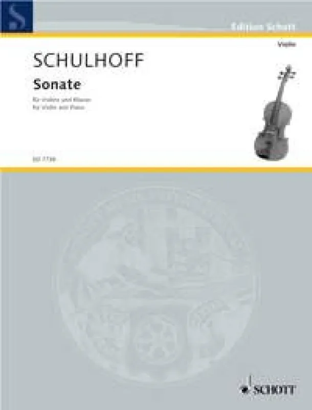 Erwin Schulhoff Sonata WV 91 Violine mit Begleitung
