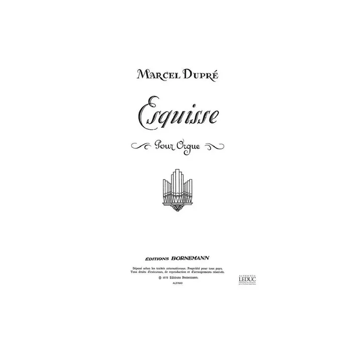 Esquisse op.41 pour orgue