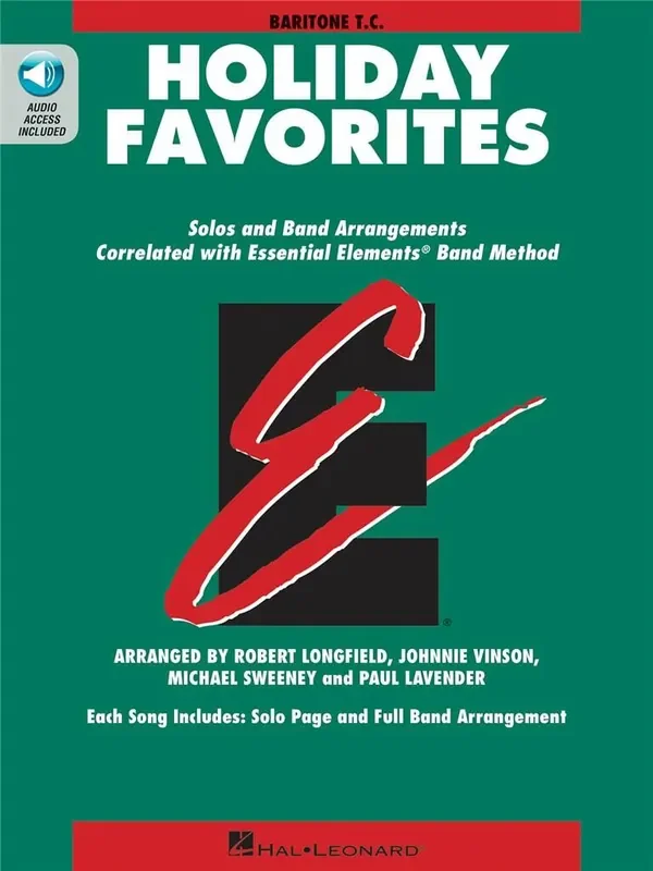 Essential Elements Holiday Favorites (Arr. Robert Longfield) Bariton oder Euphonium Solo