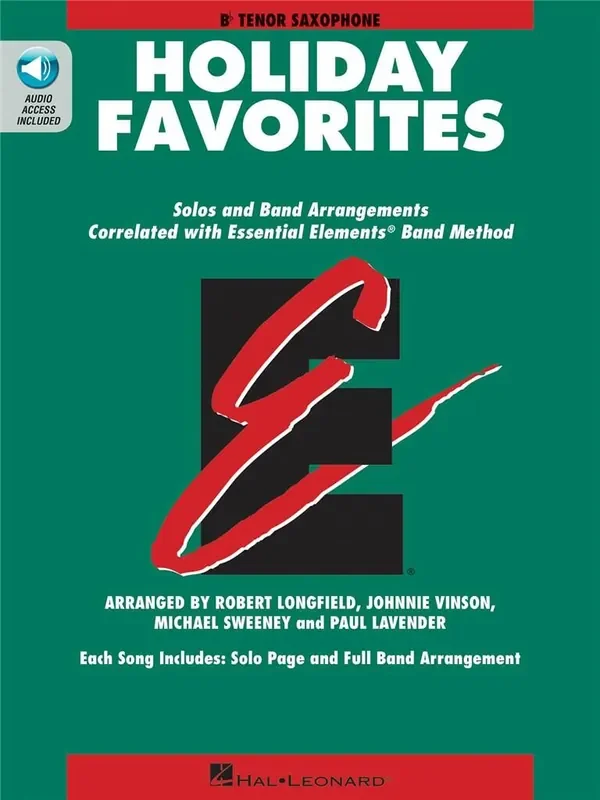 Essential Elements Holiday Favorites (Arr. Robert Longfield) Tenorsaxophon