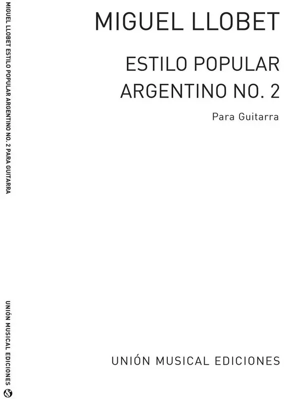 Estilo Popular Argentino No.2 Gitarre Solo