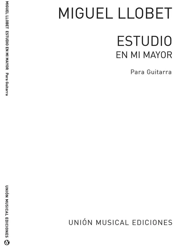 Estudio En Mi Mayor E Major Gitarre Solo