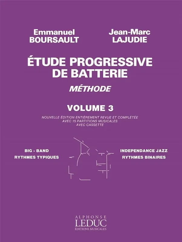 Étude Progressive de Batterie – Vol. 3