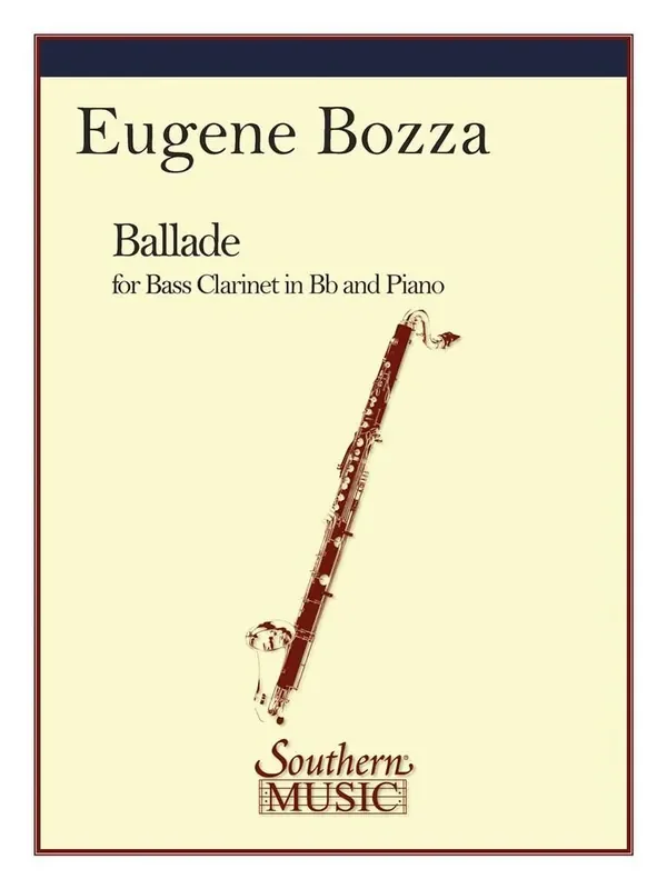 Eugène Bozza Ballade Bassklarinette