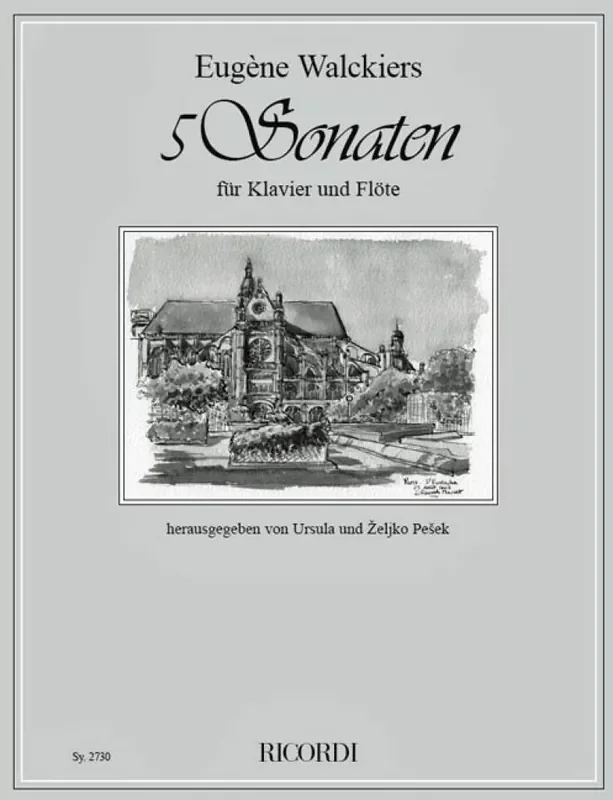 Eugène Walckiers Sonaten 1-5 Set Flöte mit Begleitung