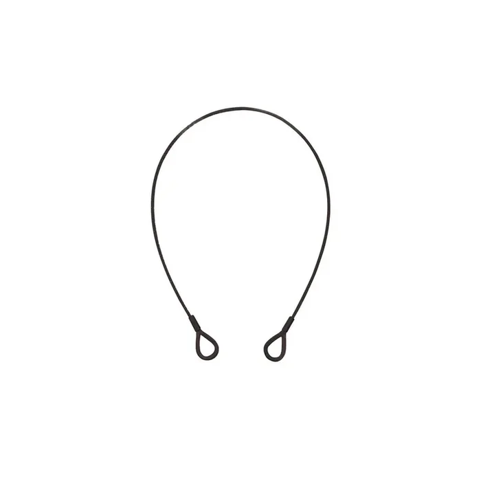 Eurolite Stahlseil (SC) 600x3mm schwarz mit Kausche