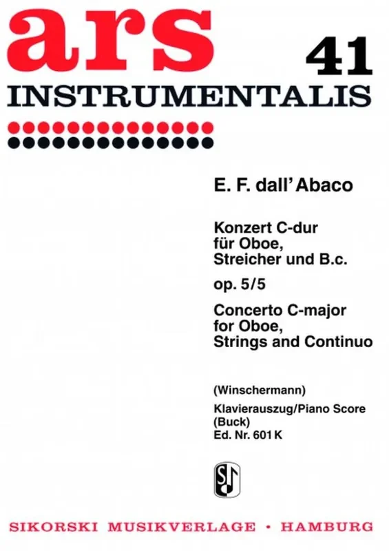 Evaristo Felice dall‘ Abaco Konzert (Arr. Friedrich Buck) Streichensemble