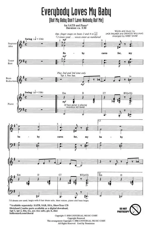 Everybody Loves My Baby