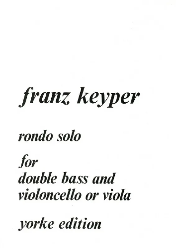 F. Keyper Rondo Solo Kammerensemble
