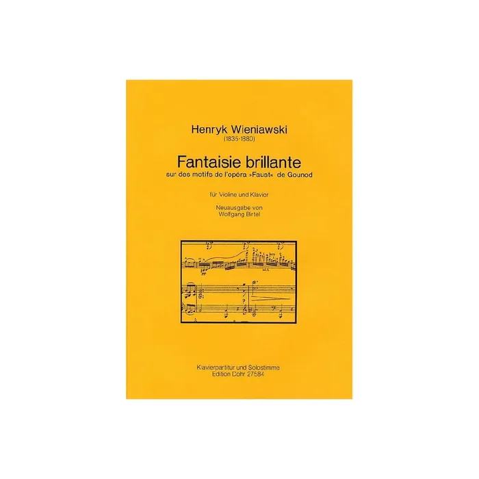 Fantaisie brillante op.20 für Violine und